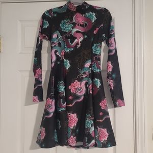 RESERVER ♡ Blackmilk Size Small Evil Skater Dress Mini